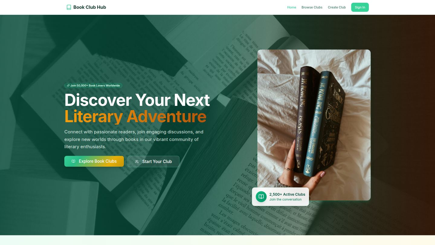 Book Club Frontend
